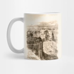 Western Canyon Watercolor Mug